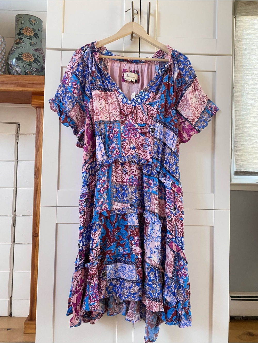 NWT Anthropologie Robin Tiered Floral Ruffle Dress